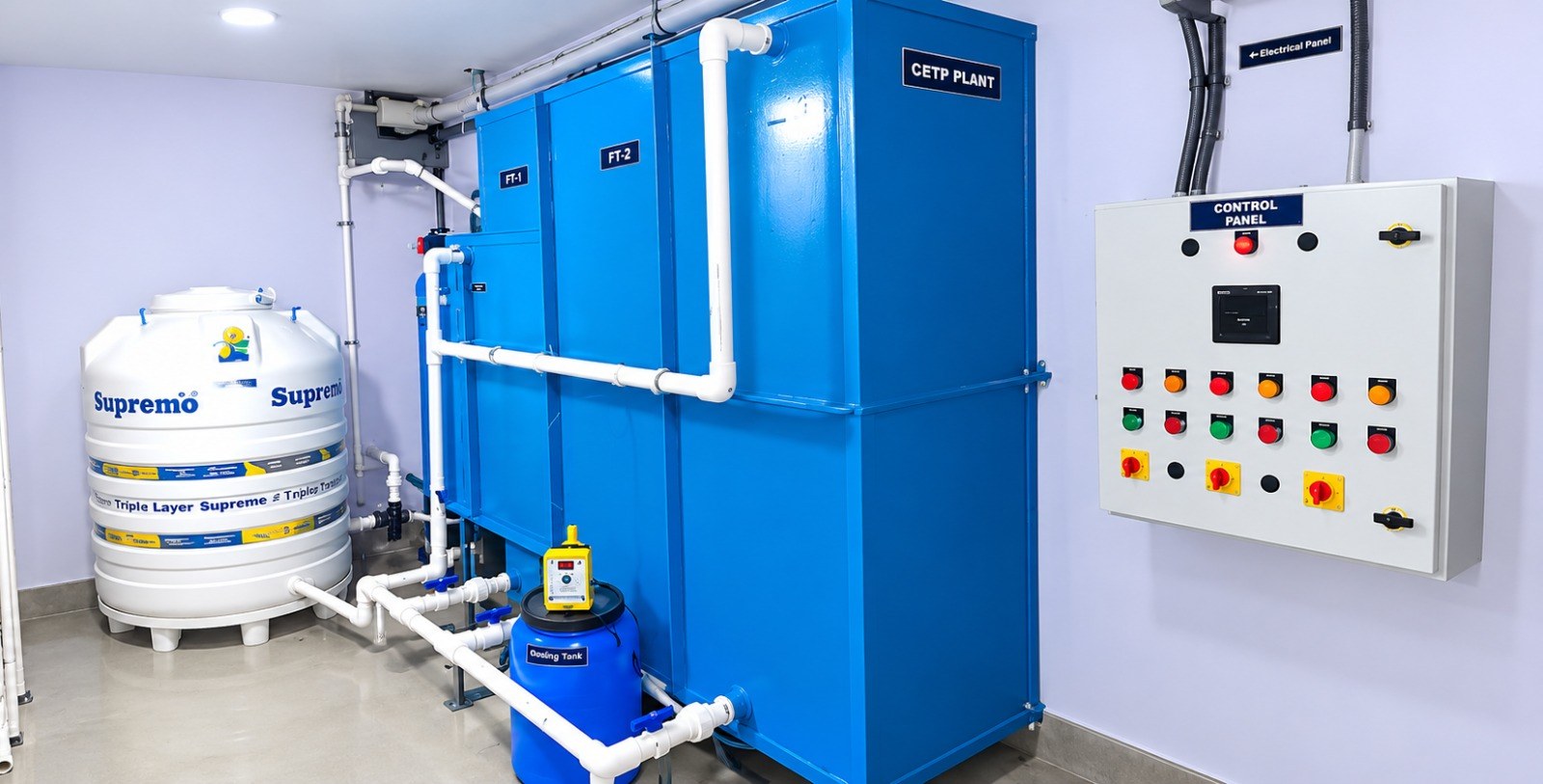 Packaged Combined Effluent Treatment Plant (CETP) installed at Pink Pearl Hospital