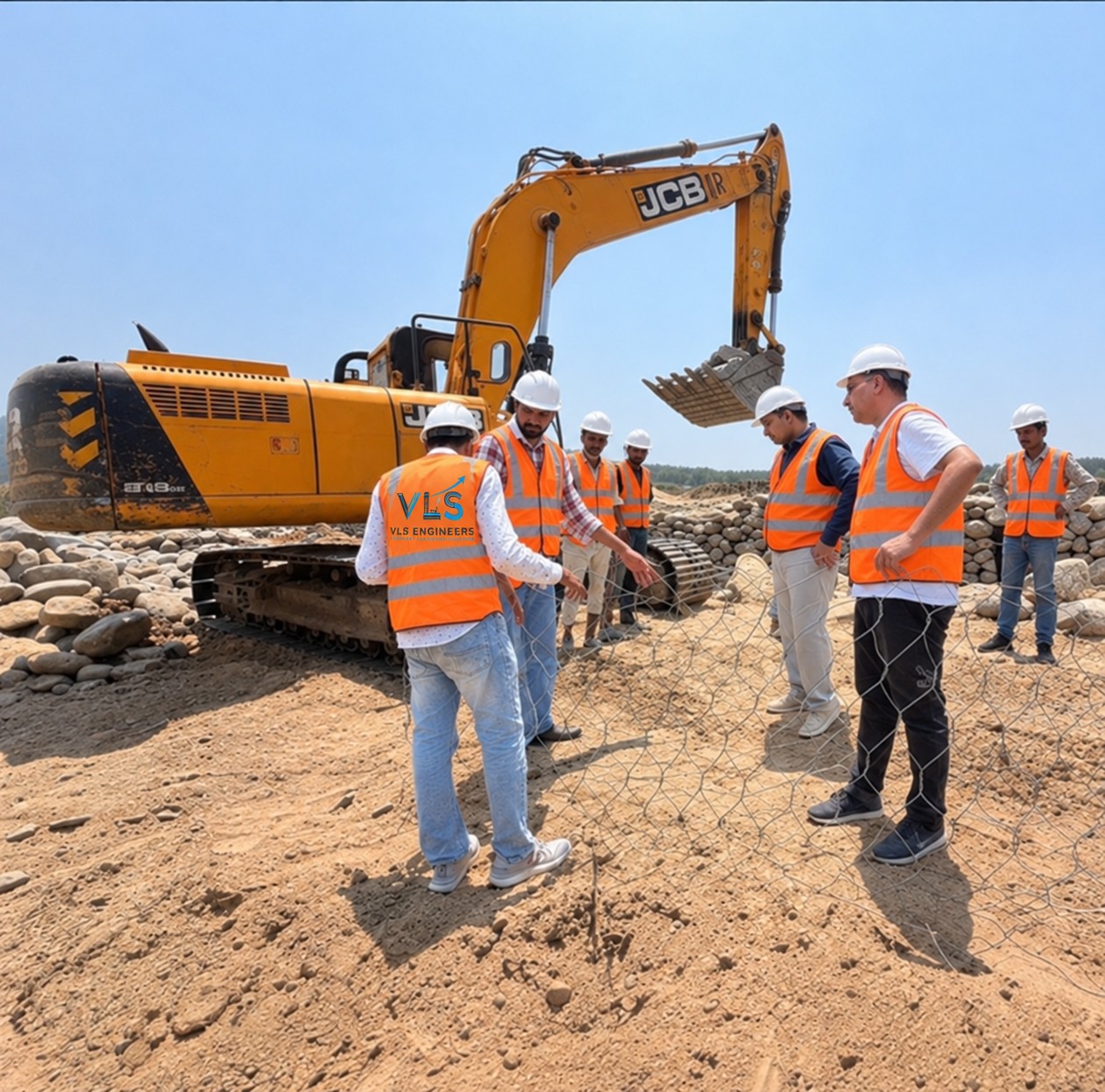 Site Visit with Arpan Sewa Sansthan for Weir Construction